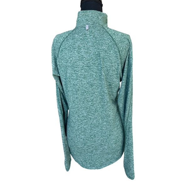 Nike George Mason University Women's Green Quarter-Zip Sweatshirt - Picture 4 of 6